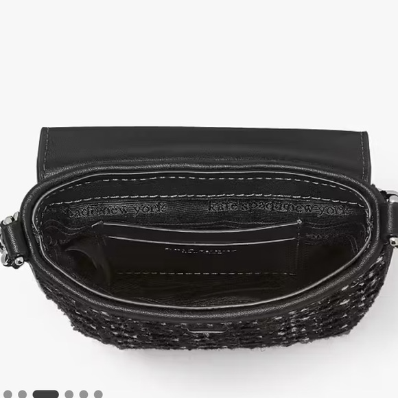 NWT Kate Spade Steffie Tweed Phone Crossbody - Picture 4 of 10